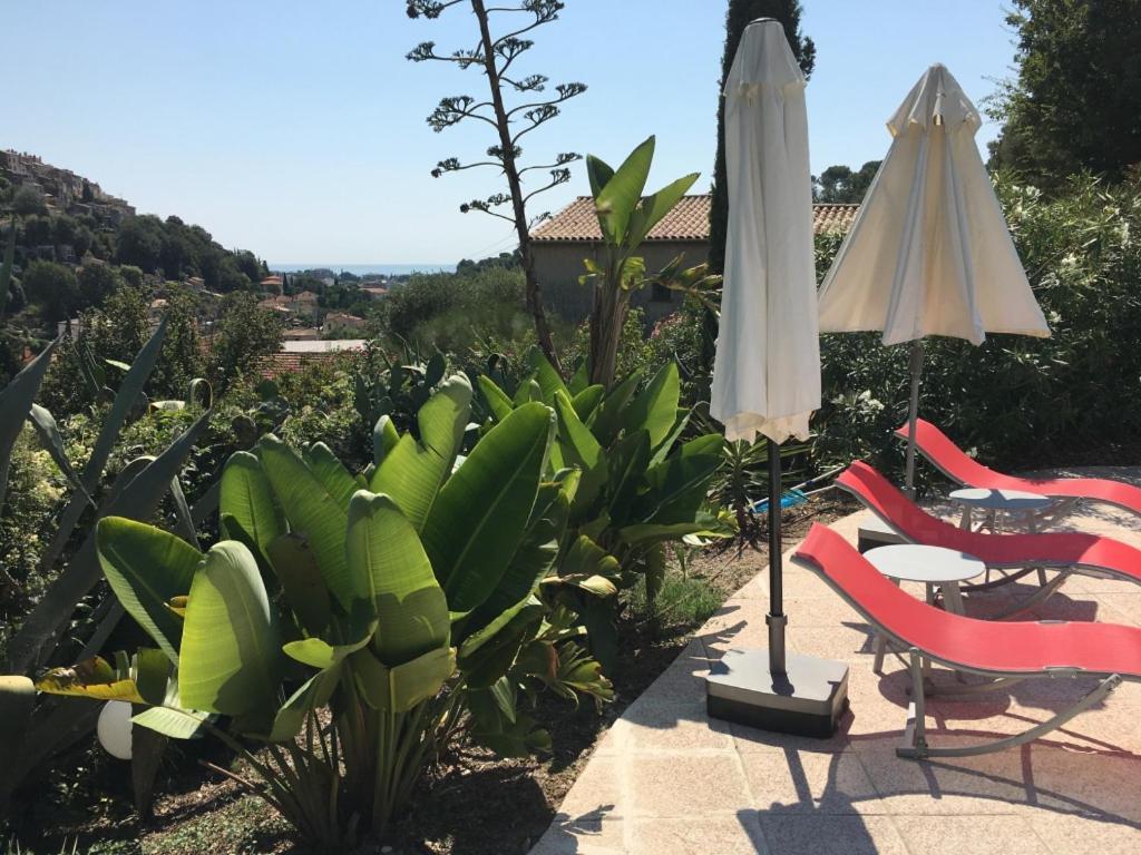 Villa Les Yuccas - Pool - Sea View 滨海卡涅 外观 照片