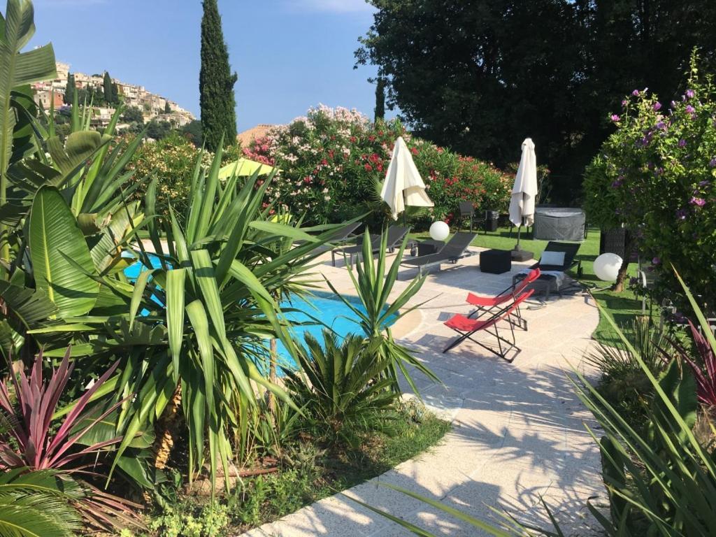Villa Les Yuccas - Pool - Sea View 滨海卡涅 外观 照片