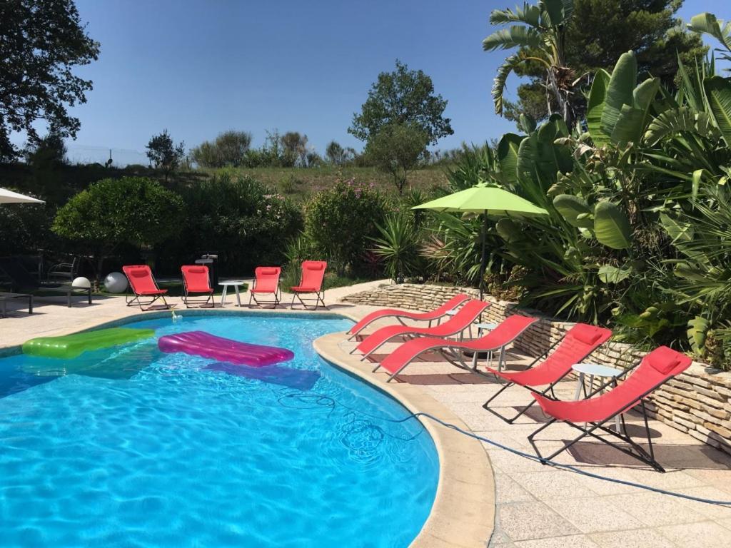 Villa Les Yuccas - Pool - Sea View 滨海卡涅 外观 照片