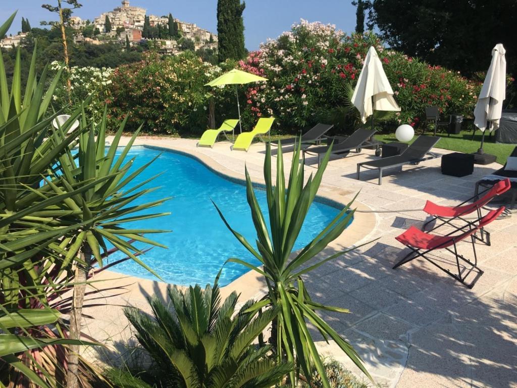 Villa Les Yuccas - Pool - Sea View 滨海卡涅 外观 照片